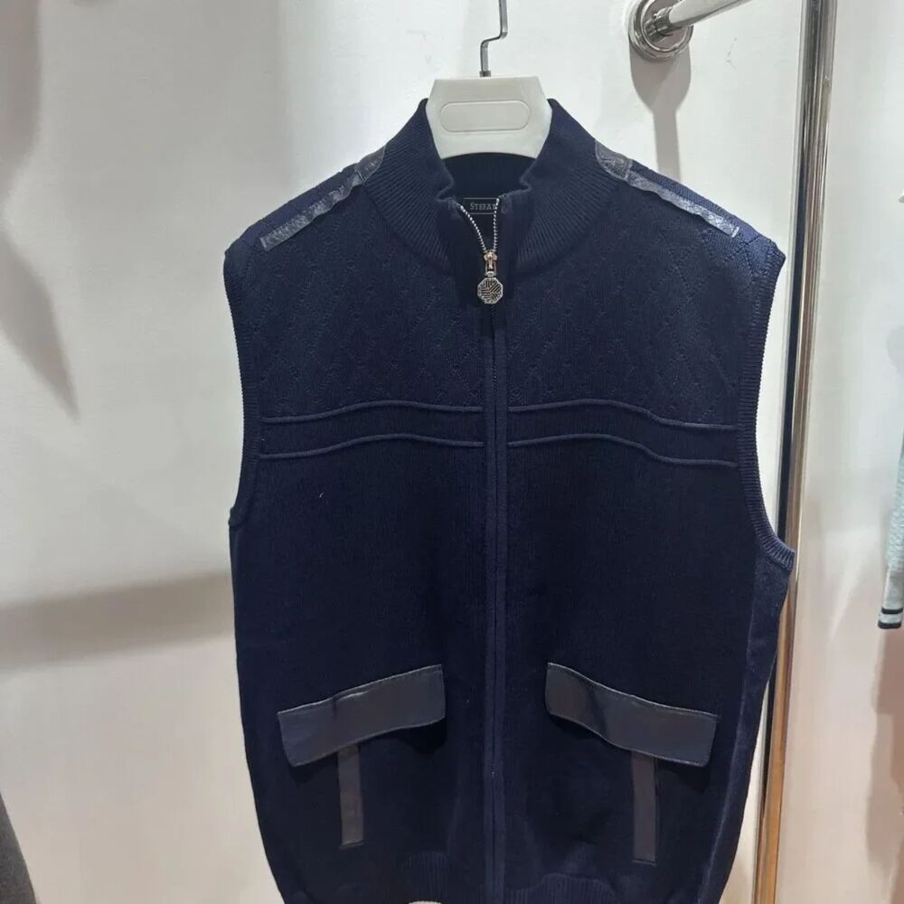 Pre-owned STEFANO RICCI Gents Sleeveless Jackets -Vests Fashion Top